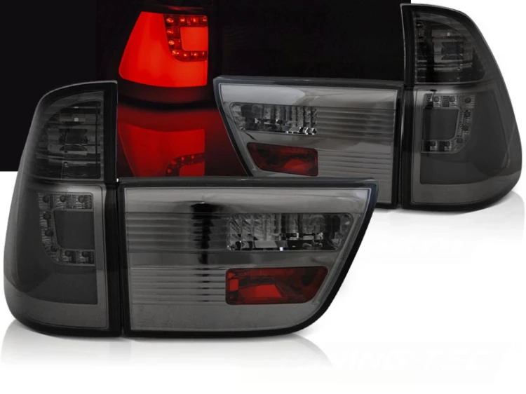 LAMPY TYLNE SMOKE BMW X5 E53 09.99-10.03 LED