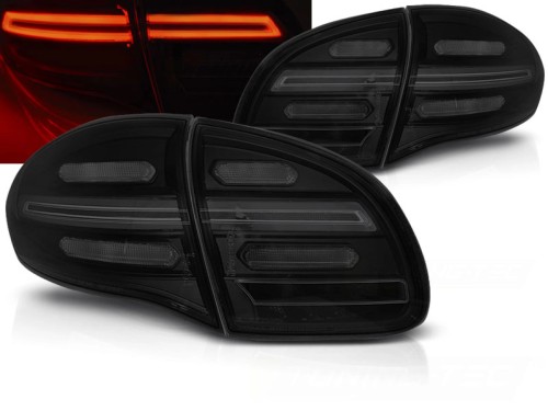 LAMPY TYLNE SMOKE SEQ PORSCHE CAYENNE 10-15 LED