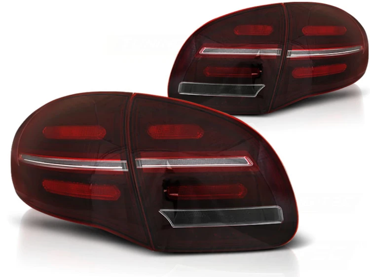 LAMPY TYLNE RED WHITE SEQ PORSCHE CAYENNE 10-15 LED