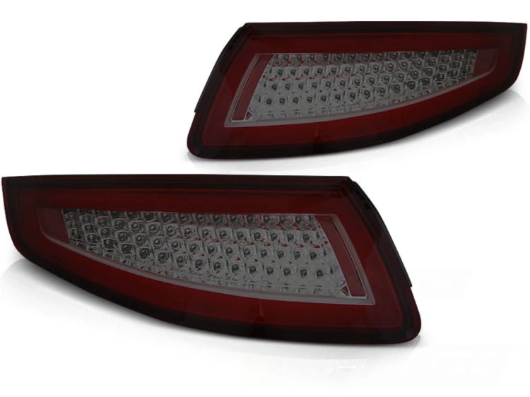 LAMPY TYLNE RED SMOKE SEQ PORSCHE 911 997 04-09