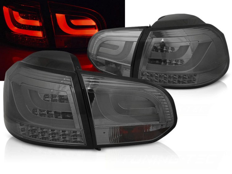 LAMPY TYLNE SMOKE VW GOLF 6 10.08-12 LED