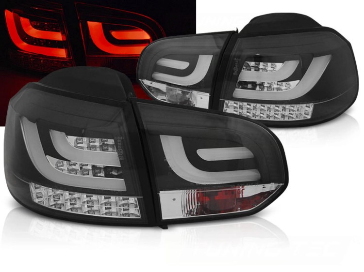 LAMPY TYLNE BLACK VW GOLF 6 10.08-12 LED