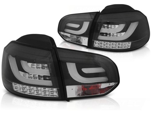 LAMPY TYLNE BLACK VW GOLF 6 10.08-12 LED