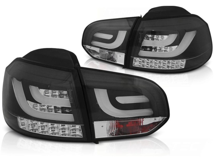 LAMPY TYLNE BLACK VW GOLF 6 10.08-12 LED