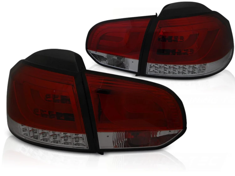 LAMPY TYLNE RED SMOKE VW GOLF 6 10.08-12 LED
