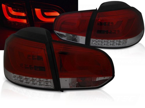 LAMPY TYLNE RED SMOKE VW GOLF 6 10.08-12 LED