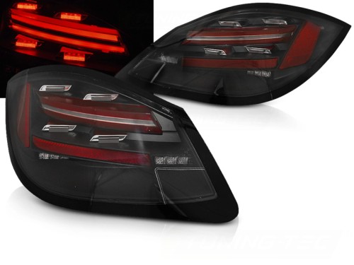 LAMPY TYLNE BLACK SEQ PORSCHE BOXSTER / CAYMAN 987 09-12 LED