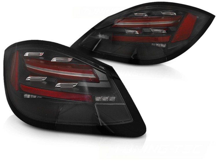 LAMPY TYLNE BLACK SEQ PORSCHE BOXSTER / CAYMAN 987 09-12 LED