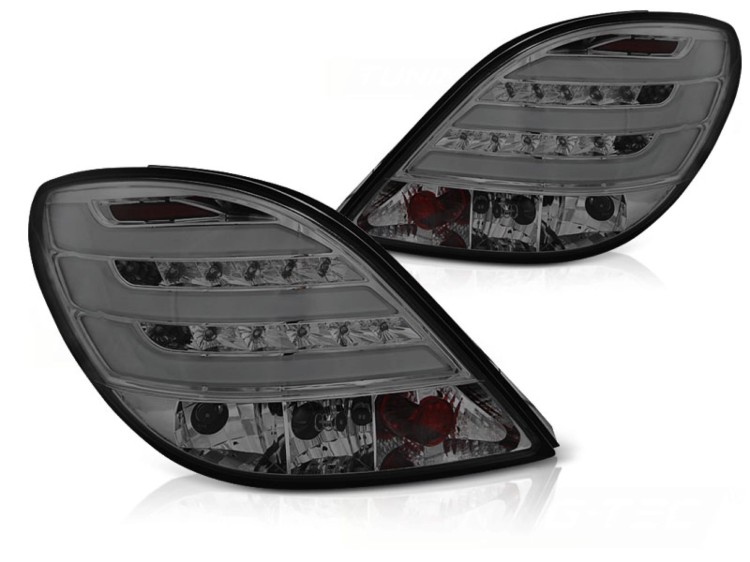 LAMPY TYLNE PEUGEOT 207 3D/5D 05.06-06.09 SMOKE LED