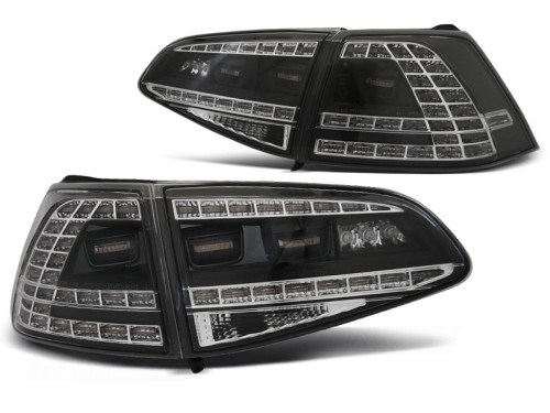 LAMPY TYLNE BLACK SEQ VW GOLF 7 13-17 LED