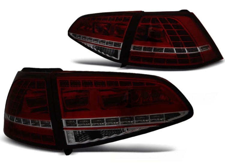 LAMPY TYLNE RED SMOKE SEQ VW GOLF 7 13-17 LED