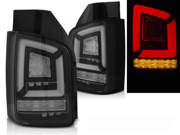 LAMPY TYLNE BLACK SEQ VW T5 10-15 LED