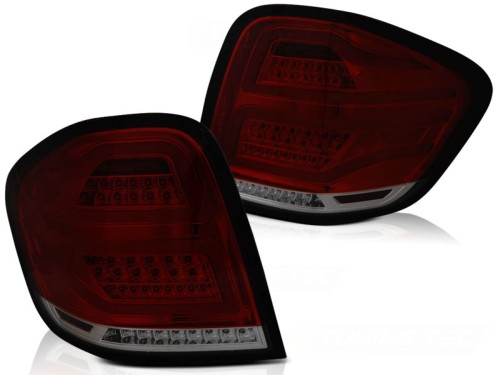 LAMPY TYLNE MERCEDES M-KLASA W164 05-08 RED SMOKE