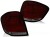 LAMPY TYLNE MERCEDES M-KLASA W164 05-08 RED SMOKE