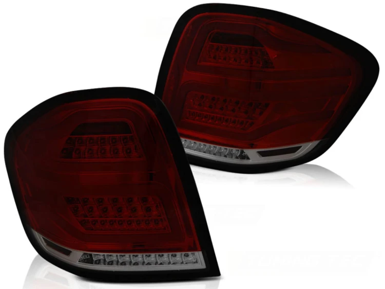 LAMPY TYLNE MERCEDES M-KLASA W164 05-08 RED SMOKE