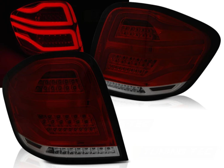 LAMPY TYLNE MERCEDES M-KLASA W164 05-08 RED SMOKE
