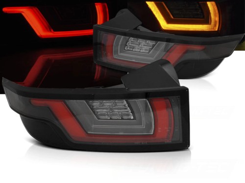 LAMPY TYLNE LAND ROVER RANGE ROVER EVOQUE 11-18 RED WHITE BLACK LED