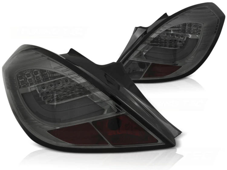 LAMPY TYLNE OPEL CORSA D 3D 04.06-14 SMOKE LED BAR