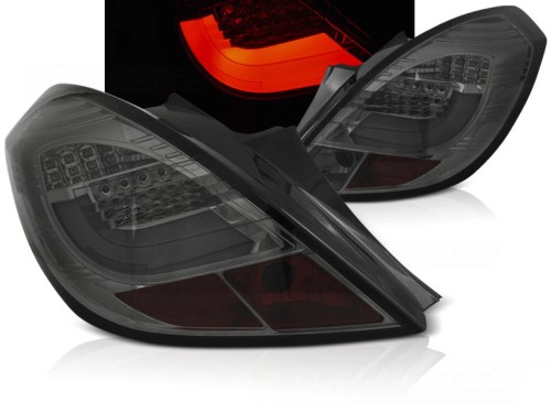 LAMPY TYLNE OPEL CORSA D 3D 04.06-14 SMOKE LED BAR