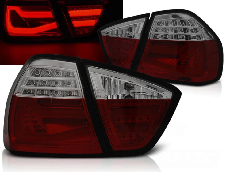 LAMPY TYLNE RED SMOKE BMW SERII 3 E90 03.05-08.08 LED