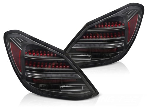 LAMPY TYLNE BLACK RED SEQ MERCEDES C KLASA W205 14-21