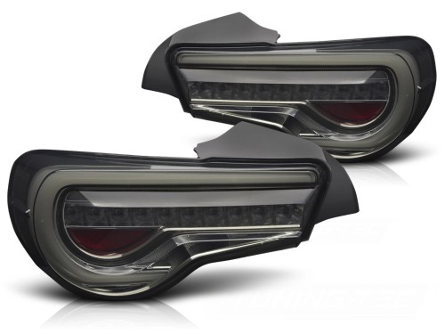 LAMPY TYLNE LED TOYOTA GT86 12-21 LED BAR SMOKE