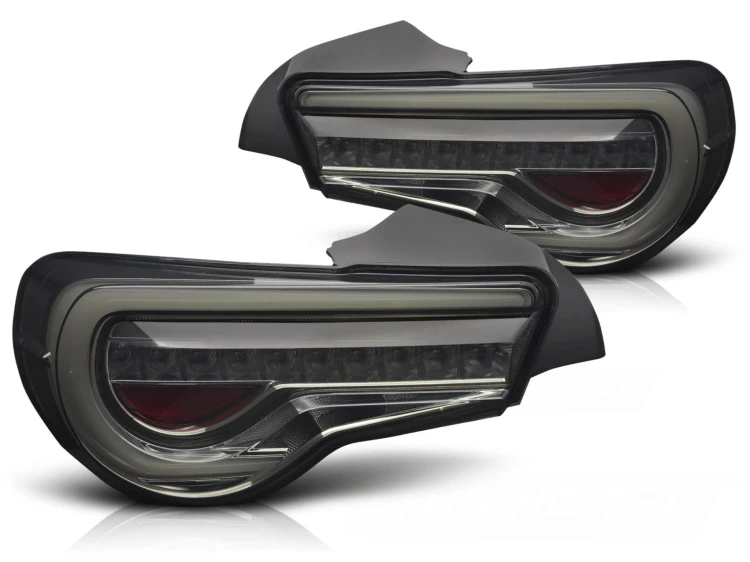 LAMPY TYLNE LED TOYOTA GT86 12-21 LED BAR SMOKE