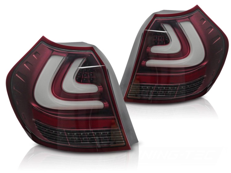 LAMPY TYLNE BMW SERII 1 E87 04-08.07 RED LED BAR