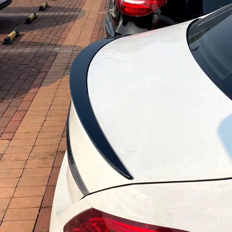 SPOILER AMG STYLE CZARNY POŁYSK MERCEDES C-KLASA W205 14-21