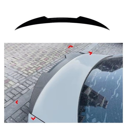 SPOILER PSM STYLE V2 AUDI A3 S3 8V SEDAN 13-20 CZARNY POŁYSK