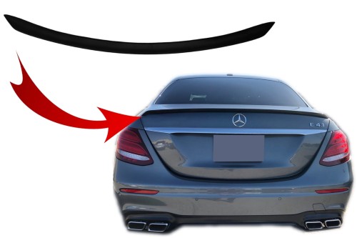SPOILER NA KLAPĘ BAGAŻNIKA DO MERCEDESA KLASY E W213 (2016–) MATOWE CZARNY