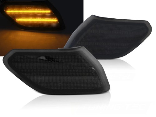 KIERUNKOWSKAZY BOCZNE JEEP WRANGLER JL 18+ LED SMOKE