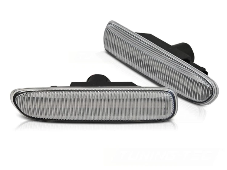 KIERUNKOWSKAZY BOCZNE CHROME LED SEQ BMW SERII 3 E46