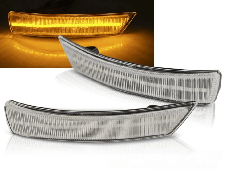 KIERUNKOWSKAZY BOCZNE FORD FOCUS MK2 MK3 08-17 MONDEO MK4 10-14 LED WHITE