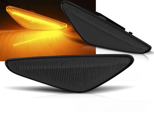 KIERUNKOWSKAZY BOCZNE SMOKE LED SEQ BMW X3 F25 LCI 14-17 X4 F26