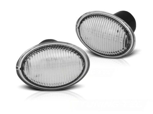 KIERUNKOWSKAZY BOCZNE FIAT 500 07+ FORD KA 08+ LANCIA YPSILON 04+ WHITE LED