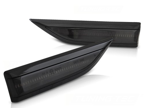 KIERUNKOWSKAZY BOCZNE BLACK SMOKE LED SEQ VW T6 15-19