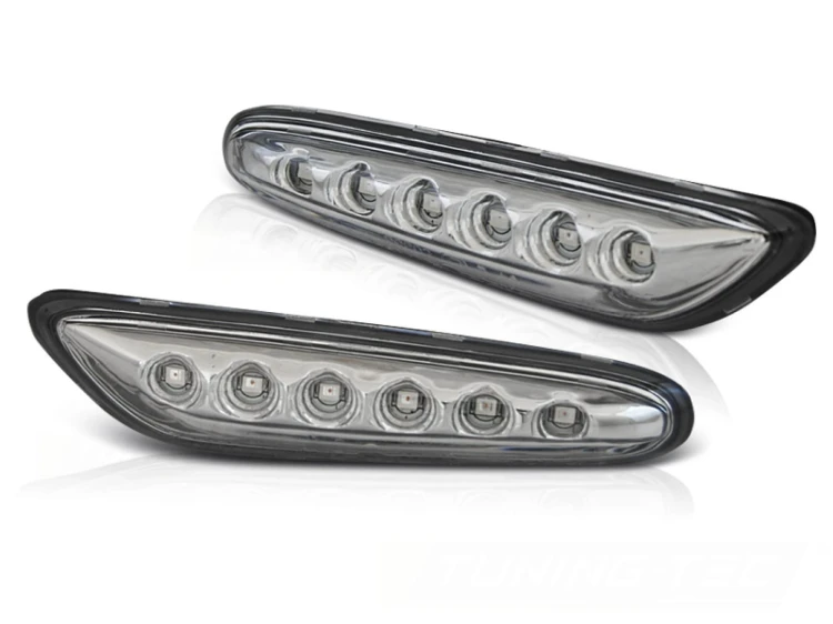KIERUNKOWSKAZY BOCZNE CHROME LED BMW SERII 1 3 5 E46 / E60 / E87 / E90