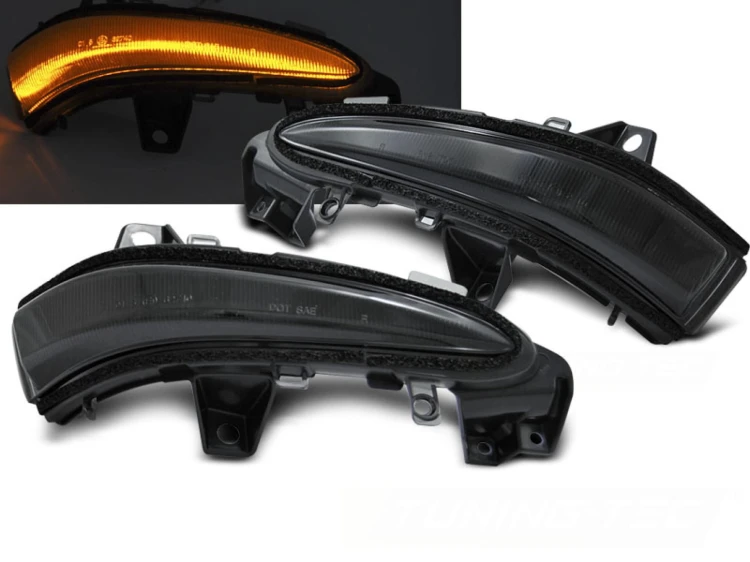 KIERUNKOWSKAZY BOCZNE LEXUS RX III 09-15 SEQ LED SMOKE