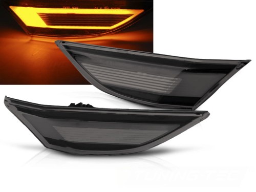 KIERUNKOWSKAZY BOCZNE SMOKE LED SEQ PORSCHE 911 (991) CARRERA 11-15