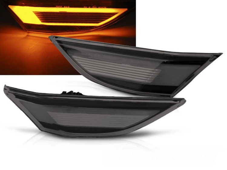 KIERUNKOWSKAZY BOCZNE SMOKE LED SEQ PORSCHE 911 (991) CARRERA 11-15
