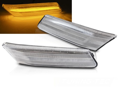 KIERUNKOWSKAZY BOCZNE WHITE LED SEQ PORSCHE 911 997 CARRERA BOXSTER 987