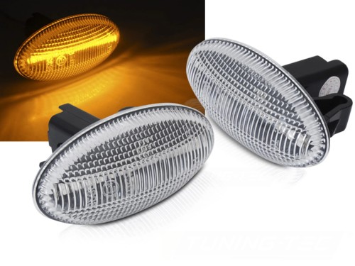 KIERUNKOWSKAZY BOCZNE LED SEQ PEUGEOT 107 206 307 CITROEN C1 C2 C3 C4