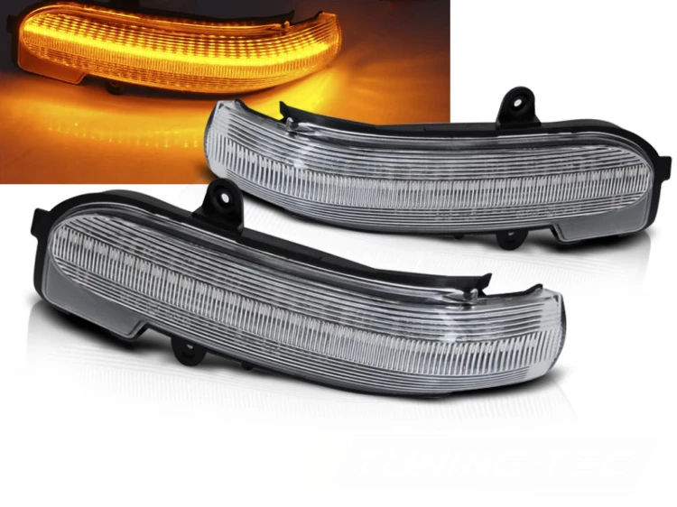 KIERUNKOWSKAZY BOCZNE LED SEQ MERCEDES W203 T203 CL203 00-07