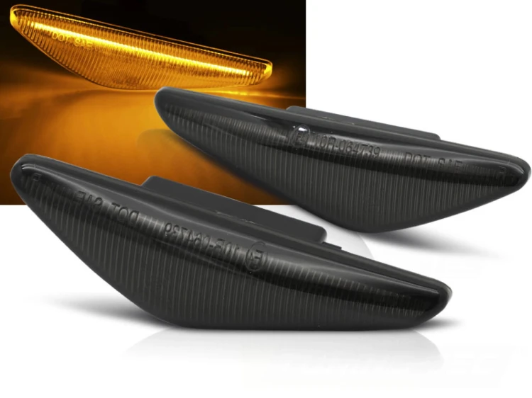 KIERUNKOWSKAZY BOCZNE LED SEQ BMW SERII 3 E46 COUPE 03-06