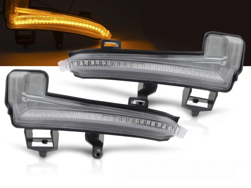 KIERUNKOWSKAZY BOCZNE LED SEQ SKODA SUPERB III 15-18