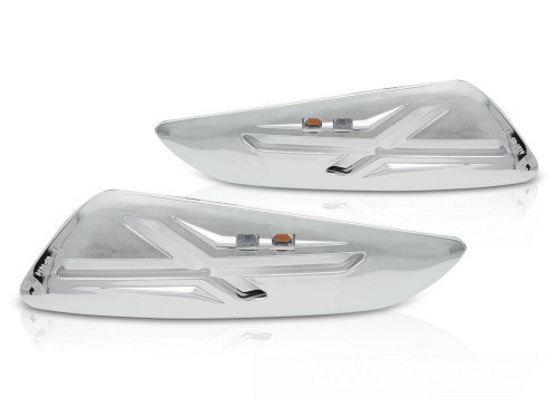 KIERUNKOWSKAZY DIODOWE PRZEDNIE DO VESPA SPRINT / PRIMAVERA 150CC CHROME