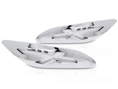 KIERUNKOWSKAZY DIODOWE TYLNE DO VESPA SPRINT / PRIMAVERA 150CC CHROME