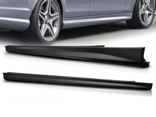 PROGI NAKŁADKI NA PROGI MERCEDES C KLASA W204 07-14 C63 AMG
