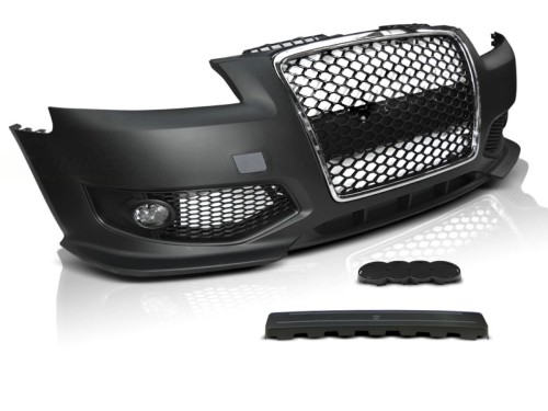 ZDERZAK PRZEDNI CHROME BLACK AUDI A3 06.05-04.08 RS3